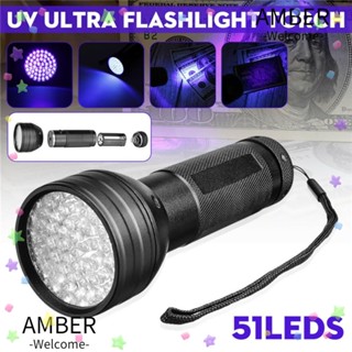 Amber ไฟฉาย LED แบบพกพา ขี่จักรยาน USB ในร่ม