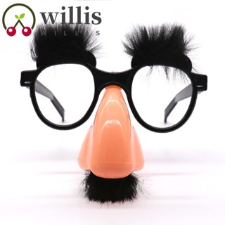 Willis แว่นตาปลอม พลาสติก จมูกใหญ่ สําหรับแต่งคอสเพลย์ ปาร์ตี้ฮาโลวีน