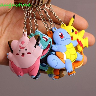 Augustine พวงกุญแจ PVC รูปโปเกม่อน Jigglypuff Sandshrew Charmander Pikachu