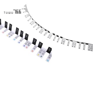 สติกเกอร์ฉลากเปียโน 88 คีย์ 2 ชิ้น สําหรับผู้เริ่มต้น นักเรียน