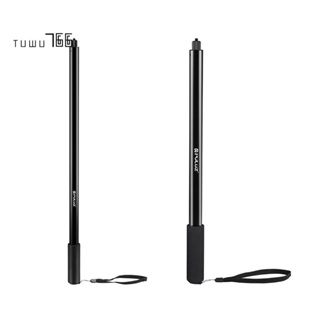 Puluz ไม้เซลฟี่ อเนกประสงค์ แบบพกพา มองไม่เห็น สําหรับ Insta360 One RS X2 X3 300 ซม. PU642B