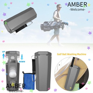 Amber เครื่องซักผ้าลูกกอล์ฟ อเนกประสงค์ แบบพกพา|อุปกรณ์เสริม สําหรับเล่นกอล์ฟ