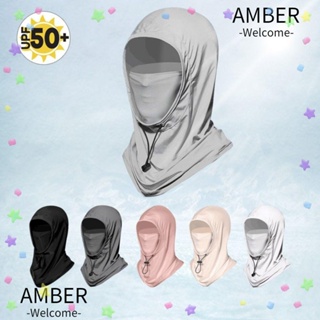 Amber ผ้าเรยอน กันแดด ป้องกันรังสียูวี ระบายอากาศ แบบแห้งเร็ว สําหรับผู้หญิง