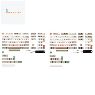 ปุ่มกดคีย์บอร์ด 126 คีย์ 9009 XDA สําหรับคีย์บอร์ดเชิงกล PBT DYE-SUB 61 60 Bakclit ISO DIY