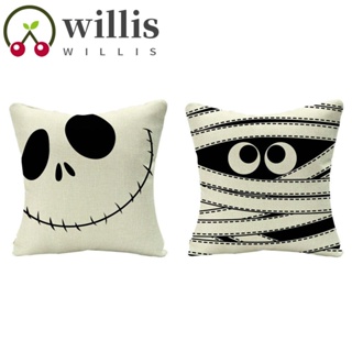 Willis ปลอกหมอน ลายฟักทอง ขนาด 18x18 นิ้ว สําหรับตกแต่งบ้าน ห้องนั่งเล่น