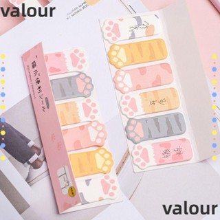 Valour สติกเกอร์ ลายการ์ตูนแมวน่ารัก สีชมพู สําหรับตกแต่งสมุดไดอารี่ ออฟฟิศ 3 ชิ้น