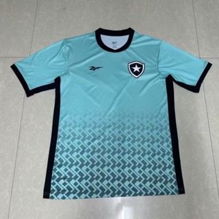 เสื้อกีฬาแขนสั้น ลายทีมชาติฟุตบอล Botafogo Goalkeeper Green Jersey S-XXL 23-24 ชุดเหย้า สําหรับผู้ชาย