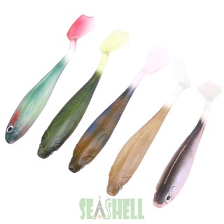 [Seashell02.th] Eb# เหยื่อตกปลาประดิษฐ์ รูปตา 3D 90 มม. 5 กรัม 5 ชิ้น