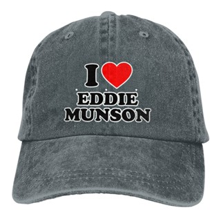 【พร้อมส่ง】หมวกเบสบอล กันแดด ลาย I Love Eddie Munson St4 สําหรับผู้ชาย ผู้หญิง