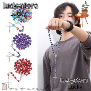 Lucky ชุดสร้อยคอ จี้คาทอลิก หลายสไตล์ สําหรับผู้หญิง 1 ชิ้น