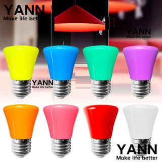 Yann1 หลอดไฟ LED E27 2W ABS รูปเห็ด ทนทาน สําหรับตกแต่งบ้าน 2023