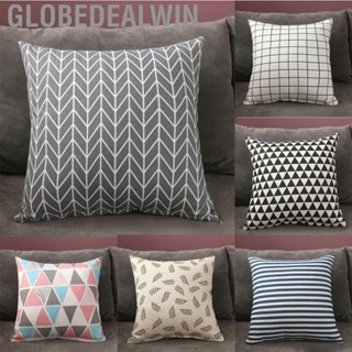 Globedealwin Home Pillow Case Sofa Cushion Accessories Linen Nordic Style Daily Use Textiles