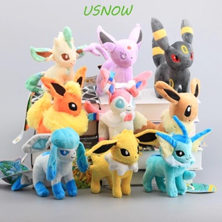 Usnow Eevee ตุ๊กตายัดนุ่น รูปสัตว์ Umbreon Espeon Flareon Jolteon ของเล่นสําหรับเด็ก