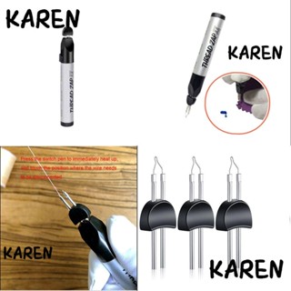 Karen ปากกาเผาไหม้เส้นด้าย DIY 3 ชิ้น