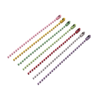 St.kunkka 10 ชิ้น / แพ็ก 10 * 2.4 ซม โซ่ลูกปัด โซ่ไข่ปลาใช้เป็นพวงกุญแจ