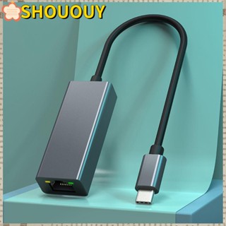 Shououy อะแดปเตอร์อีเธอร์เน็ต USB 3.1 1000Mbps สําหรับแล็ปท็อป