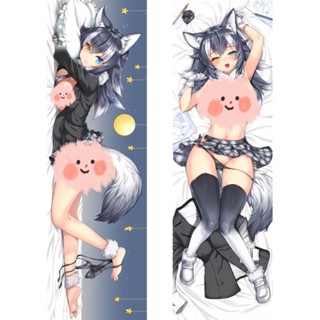 ปลอกหมอนอิง ลายการ์ตูนอนิเมะ Kemono Friends Gingitsune Dakimakura ขนาด 50x150 ซม.