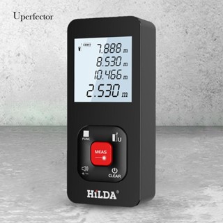 [Uperfector.th] Hilda 50 100 120M เครื่องวัดระยะทางเลเซอร์ดิจิทัล หน้าจอ LCD ความแม่นยํา ±2 มม.