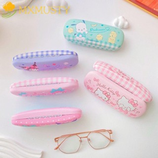 Mxmusty เคสแว่นตากันแดด หนัง PU ลายแมว Melody KT เรียบง่าย สําหรับผู้ชาย