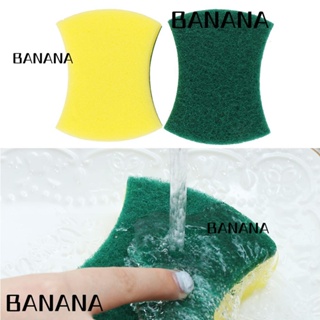 Banana1 ฟองน้ําเมลามีน สําหรับทําความสะอาดบ้าน 5 10 ชิ้น