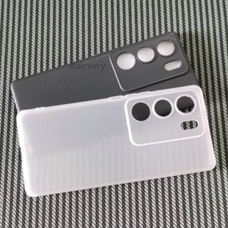 เคส Vivo V29 5G สีดํา นิ่ม TPU ซิลิโคน ป้องกันเต็มรูปแบบ