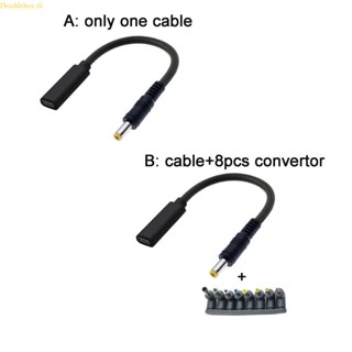 Doublebuy อะแดปเตอร์แปลงไฟ Type-C USB C PD ตัวผู้ เป็น 12V 3 5 4 0 4 8 5 5 6 3 6 4 มม.