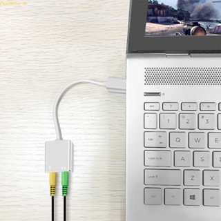 Doublebuy อะแดปเตอร์การ์ดเสียงภายนอก USB C 7 1 ช่อง พร้อมแจ็ค 5 มม. 3 ชิ้น