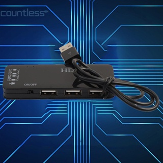 ฮับ USB2.0 3 พอร์ต พร้อมการ์ดเสียงภายนอก อะแดปเตอร์ไมโครโฟน #H1 [countless.th]