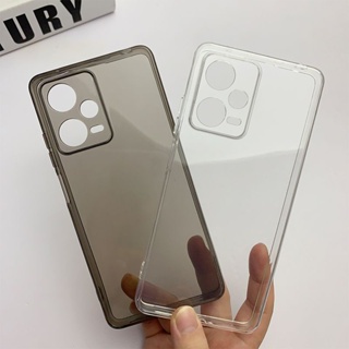 เคสโทรศัพท์มือถือ ซิลิโคนนิ่ม แบบใส บางพิเศษ สําหรับ Xiaomi Redmi Note 12 pro 5G