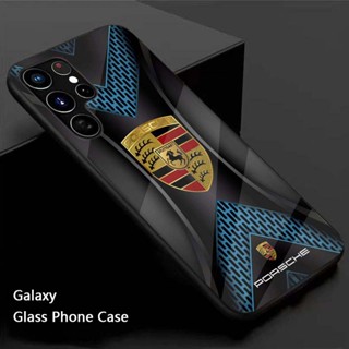 PORSCHE เคสโทรศัพท์มือถือซิลิโคน สี่ด้าน คุณภาพสูง สําหรับ Samsung S23 Ultra S22 S21 Plus FE