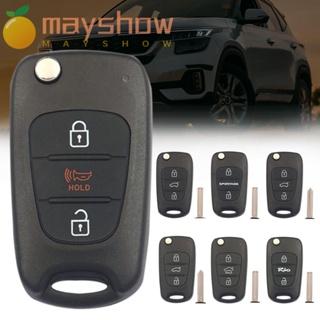 Mayshow กุญแจรีโมตรถยนต์ 3 ปุ่ม พับได้ สําหรับ Picanto Sportage K5