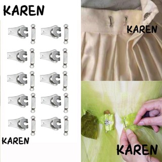 Karen ตะขอโลหะ สําหรับเย็บผ้า กางเกง และบาร์ DIY