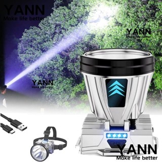 Yann1 ไฟสปอตไลท์ LED ABS พลังงานสูง 2 in 1 ชาร์จได้ กันน้ํา สําหรับผู้ชาย