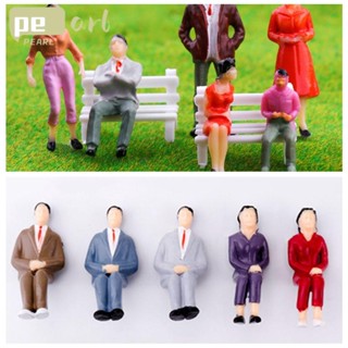 Pearlth ฟิกเกอร์ HO Scale Different Poses Street Park ขนาดเล็ก 5 10 ชิ้น