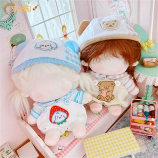 Sukaa ชุดรอมเปอร์ ผ้าฝ้าย แฮนด์เมด DIY สําหรับตุ๊กตาไอดอล 20 ซม.