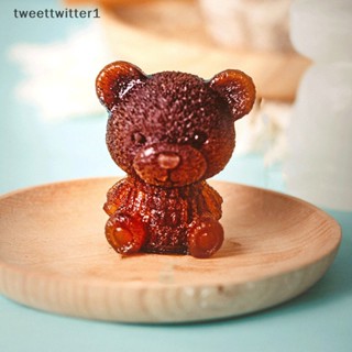 Twee ถาดทําน้ําแข็ง รูปหมีน้อย 3D DIY สําหรับทําเค้กช็อคโกแลต ไอศกรีม EN