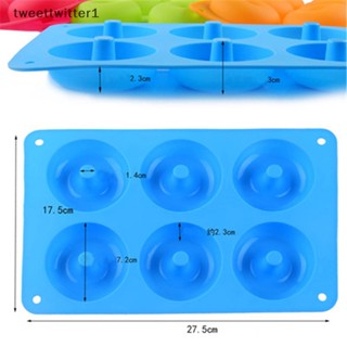 แม่พิมพ์ซิลิโคน 6 ช่อง สําหรับทําโดนัท เบเกอรี่ ขนมหวาน DIY EN