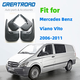 บังโคลนรถยนต์ สําหรับ Mercedes Benz Viano Vito 2006 2007 2008 2009 2010 2011 4 ชิ้น