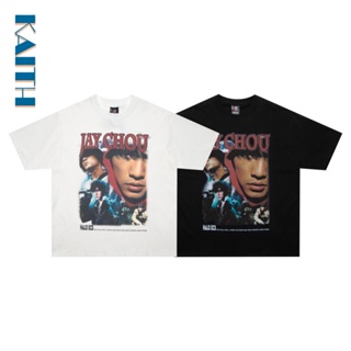 พร้อมส่ง เสื้อยืดคอกลม แขนสั้น พิมพ์ลายกราฟฟิค Jay Chou Portrait สไตล์วินเทจ พลัสไซซ์ สําหรับผู้ชาย และผู้หญิง