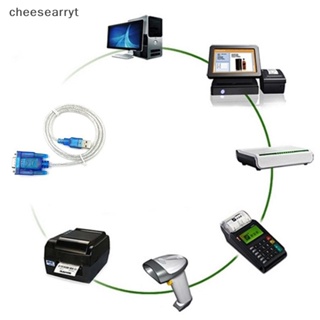 Chee อะแดปเตอร์แปลงสายเคเบิ้ล USB เป็น RS232 Serial Port DB9 9 Pin ตัวผู้ COM PDA EN