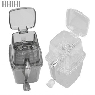 Hhihi Portable Manual Ice Chopper  Crusher Clear Internal Structure for Home