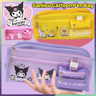 Sanrio กระเป๋าดินสอ กระเป๋าเครื่องเขียน กระเป๋าเมโลดี้ อเนกประสงค์ สําหรับนักเรียน