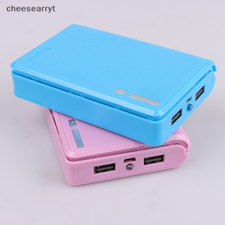 Chee กล่องเคสชาร์จ USB คู่ 5V 4*18650 DIY EN