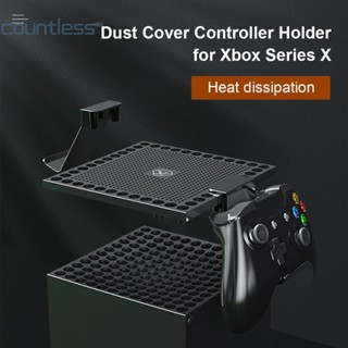 ฝาครอบคอนโซล ABS กันฝุ่น พร้อมที่วางหูฟัง สําหรับ Xbox Series X Mou AU [countless.th]