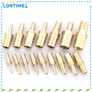 Lontime อะแดปเตอร์ข้อต่อเชื่อมต่อท่อ ทองเหลือง 2 ทาง PU PE