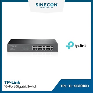 มีบริการส่งด่วนภายในวัน - TP-Link รุ่น TL-SG1016D 16-Port Gigabit Desktop/Rackmount Switch By Sinecon