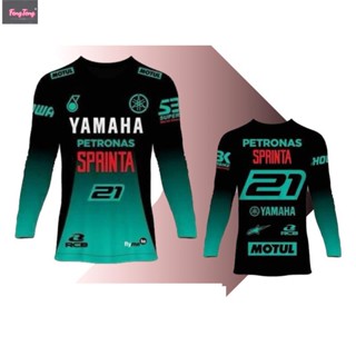 เสื้อกีฬา เสื้อกีฬาแขนยาวลายYamaha