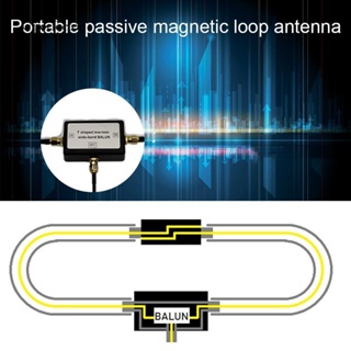 [Uperfector.th] Youloop เสาอากาศแม่เหล็ก แบบพกพา พร้อมตัว T BALUN สําหรับ HF VHF #