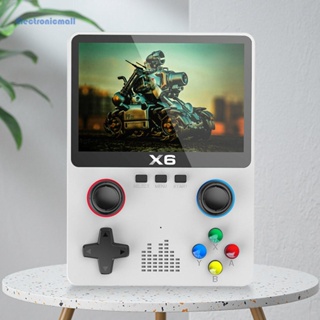 [ElectronicMall01.th] X6 เครื่องเล่นเกม จอยสติ๊ก 3D หน้าจอ IPS 3.5 นิ้ว พร้อมเกม 10000 เกม สําหรับเกมอาร์เคด 32 บิต ของขวัญเด็ก