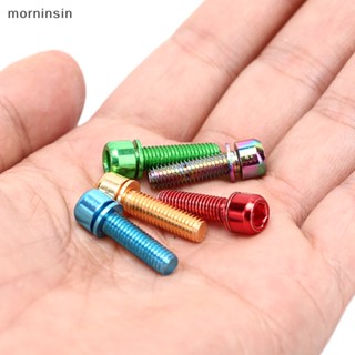 Morn สกรูคอแฮนด์จักรยาน M5X18 มม. พร้อมแหวนรองคอ 6 ชิ้น EN